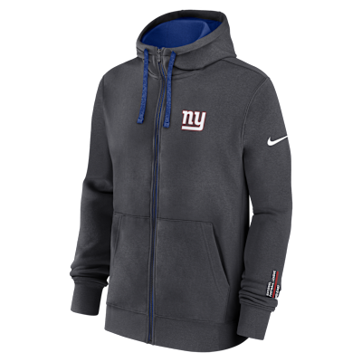 New York Giants Playbook Page Club Men's Nike NFL Full-Zip